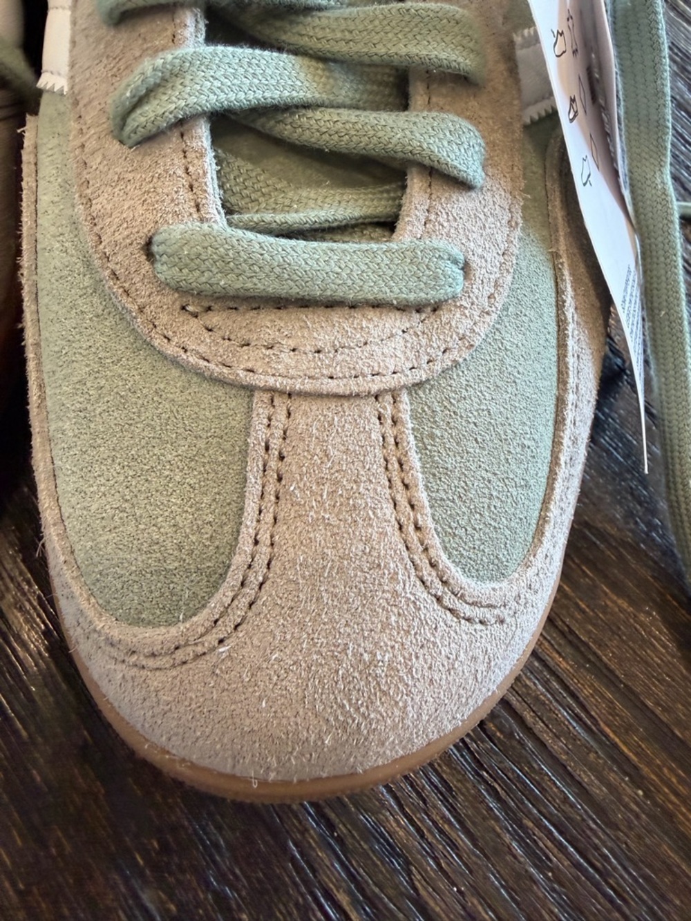 adidas Originals Gazelle Indoor Silver Green Men size 10 new - Picture 6 of 13